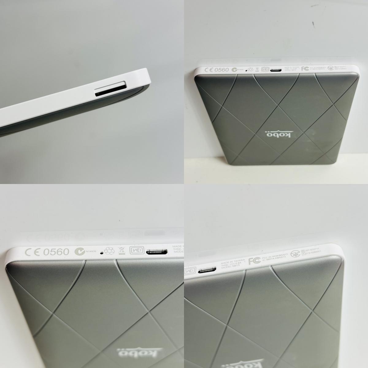 ICH【中古】Kobo Glo 電子書籍リーダー N613 ホワイト　電子ブック〈089-250911-AA-03-ICH〉