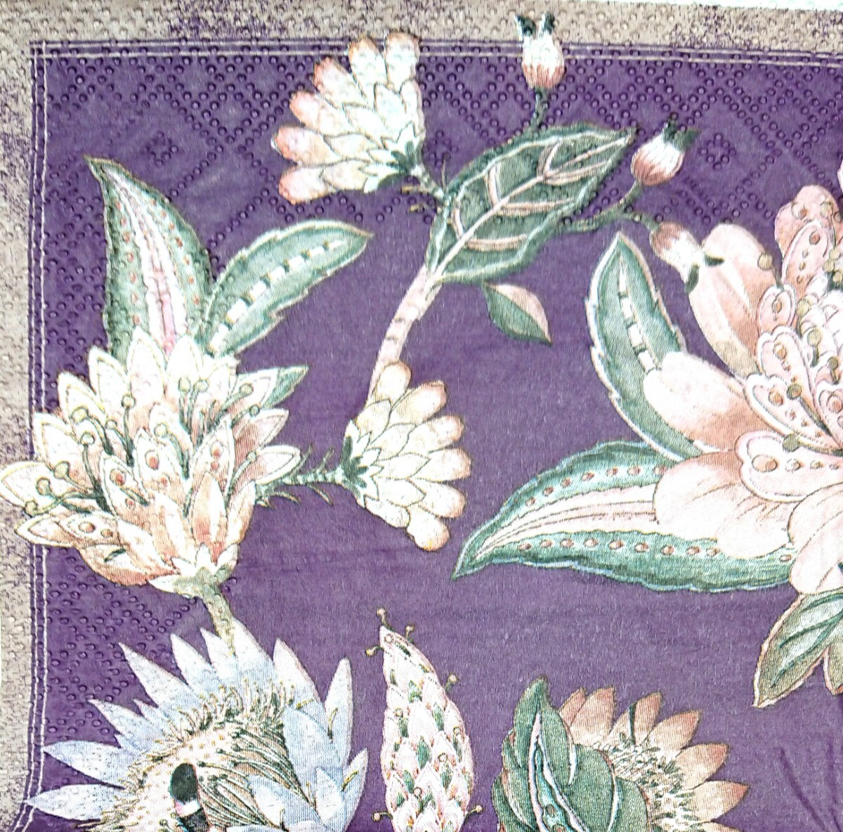 【即決】ペーパーナプキンバラ売り1枚から カクテルサイズ 【ZARA HOME】Flower&Monkey _画像4