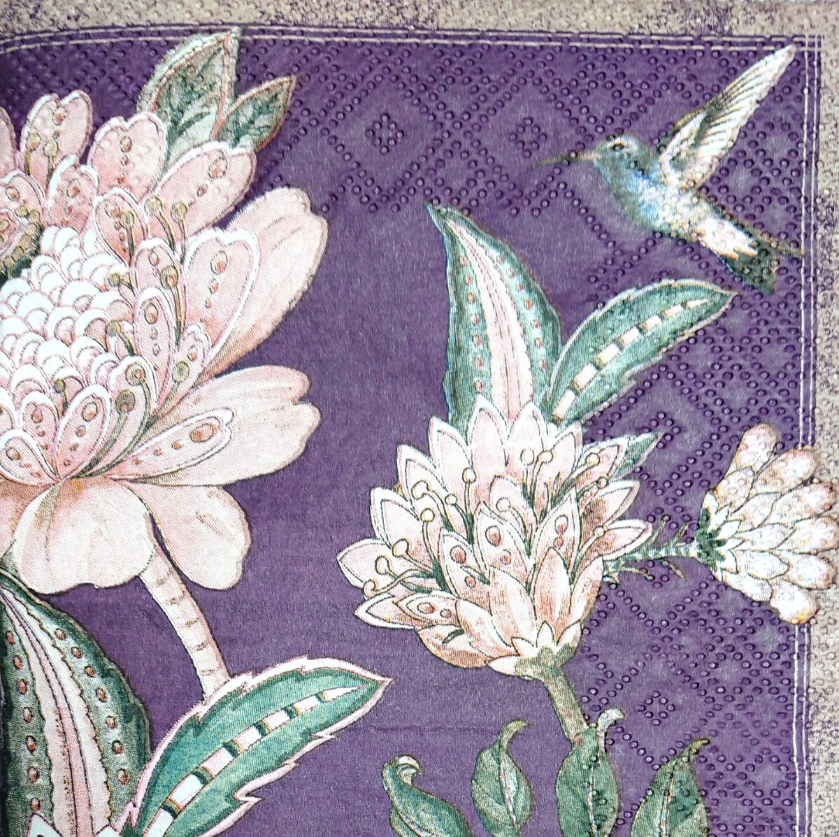 【即決】ペーパーナプキンバラ売り1枚から カクテルサイズ 【ZARA HOME】Flower&Monkey _画像2