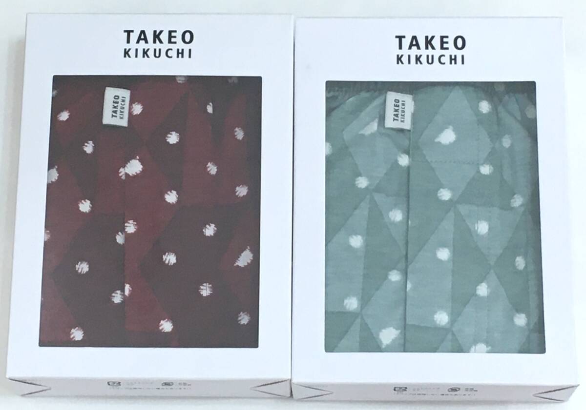 TAKEO KIKUCHI　ニットトランクス 2枚セット　M　タケオキクチ　定価各3.630円_画像1