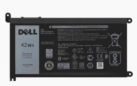 新品 Dell Inspiron 14 7000 5000 Series 14 7460 5482 5468 5480 5481 5488 7472用 内蔵バッテリーWDX0R WDXOR 電池パック交換 単品_画像1
