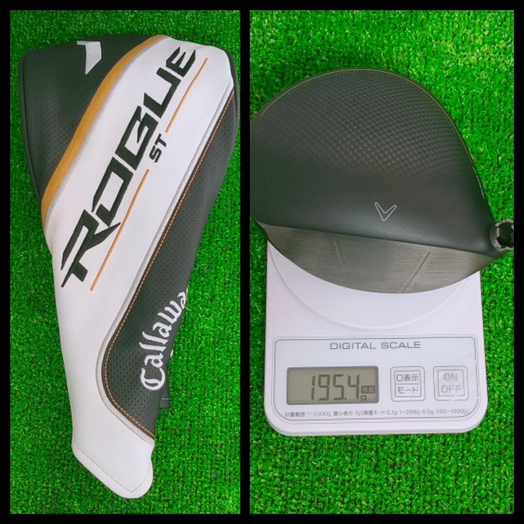 (DH1112) 希少TAFシリアル!キャロウェイ ローグSTトリプルダイヤモンド 9.0度! Callaway ROGUE ST DDD 9.0度 ヘッド単品 ヘッドカバー付_画像10