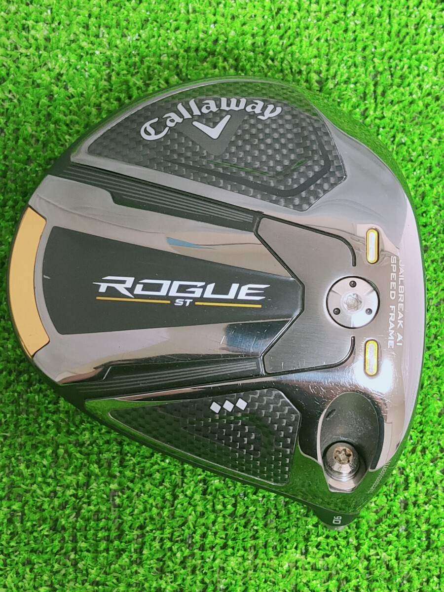 (DH1112) 希少TAFシリアル!キャロウェイ ローグSTトリプルダイヤモンド 9.0度! Callaway ROGUE ST DDD 9.0度 ヘッド単品 ヘッドカバー付_画像1