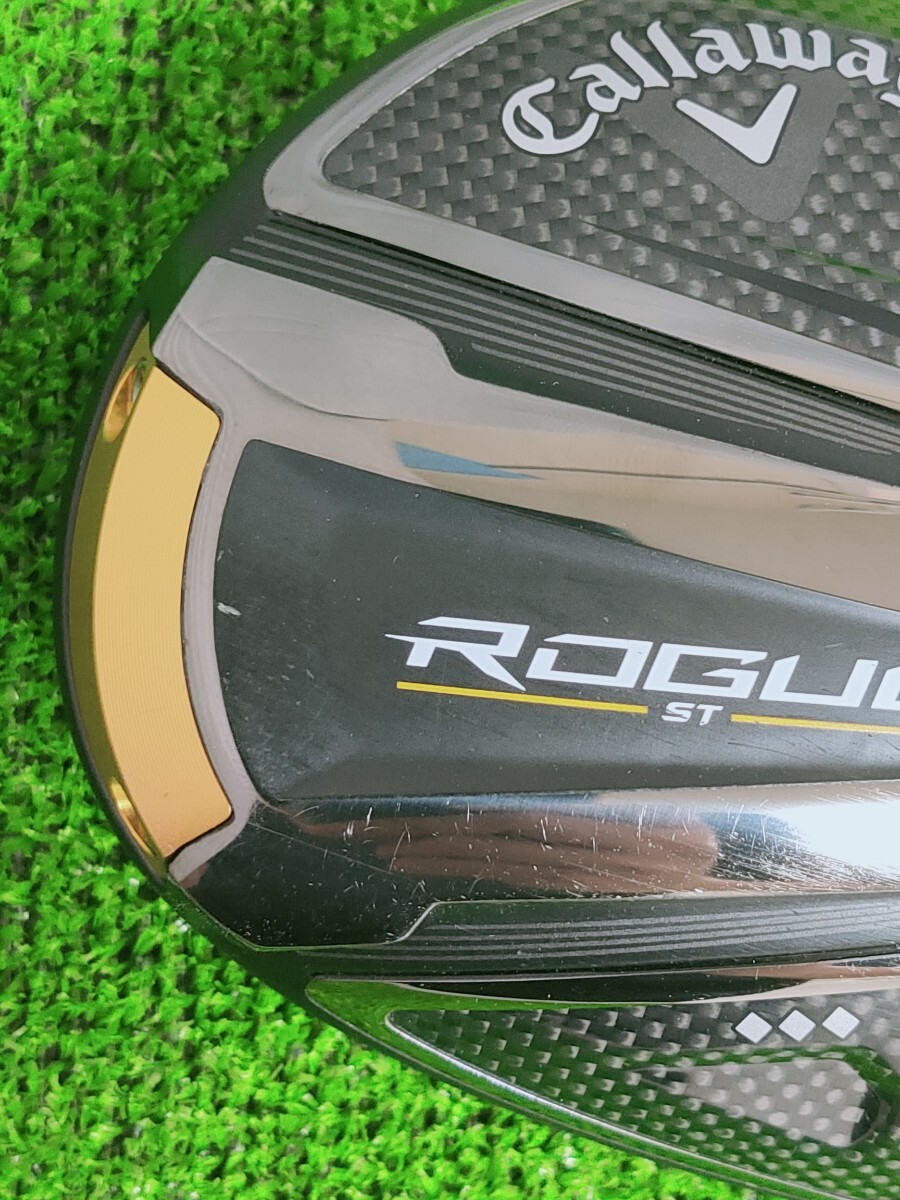 (DH1112) 希少TAFシリアル!キャロウェイ ローグSTトリプルダイヤモンド 9.0度! Callaway ROGUE ST DDD 9.0度 ヘッド単品 ヘッドカバー付_画像5