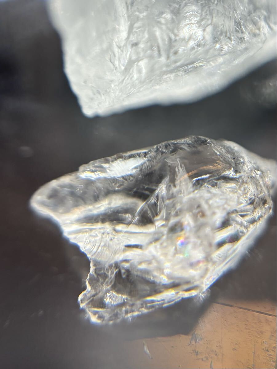 フェナカイト　ロシア産　2個セット　 原石　天然石　鉱物　標本　ルースケース付き　No.12_画像2