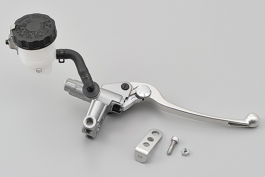 (5)別体マスターシリンダー 1/2インチ、シルバー×シルバー☆適合GS400CBX400FGSX400EザリゴキGT380ホーク2CBR400F