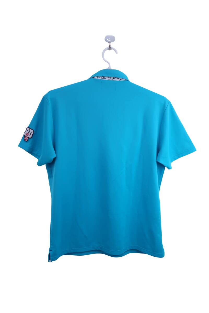 【50%オフ】【美品】Paradiso(パラディーゾ) ポロシャツ 水色 メンズ L ゴルフ用品 2407-0195 中古_画像5
