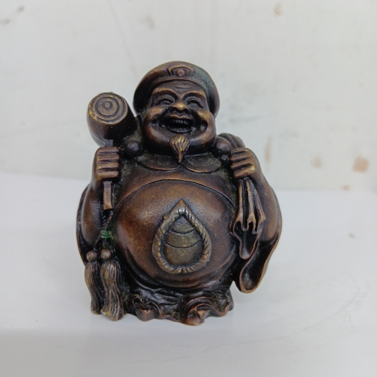 大黒天　唐金　真鍮製　財運　開運　 古美術品　　　 七福神　 縁起物_画像2