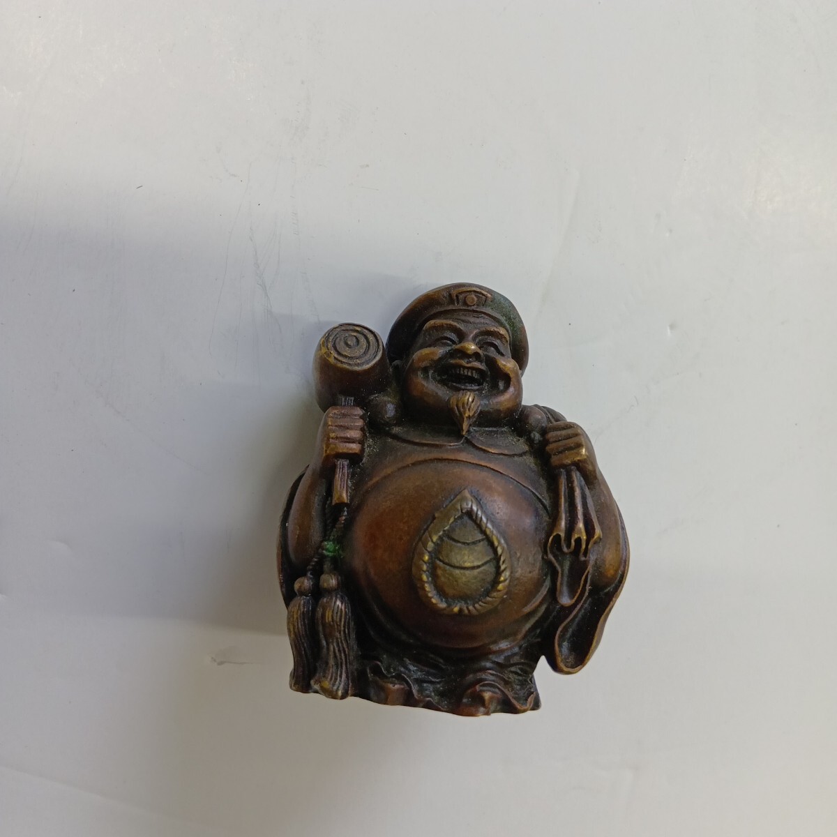 大黒天　唐金　真鍮製　財運　開運　 古美術品　　　 七福神　 縁起物_画像9