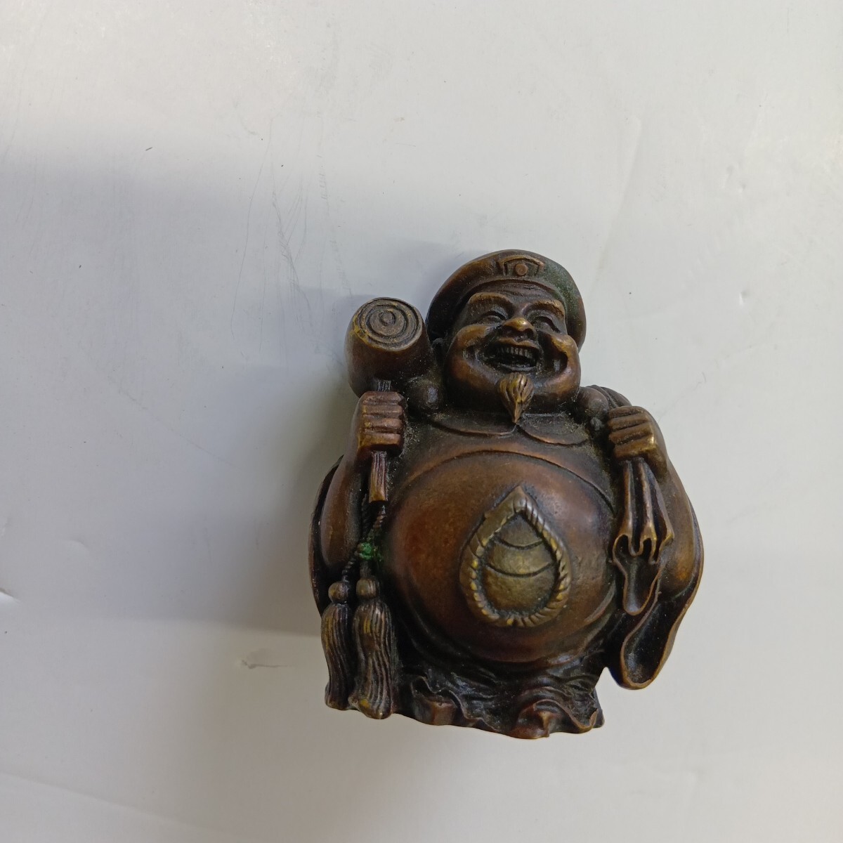 大黒天　唐金　真鍮製　財運　開運　 古美術品　　　 七福神　 縁起物_画像10