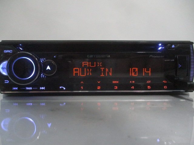 carrozzeria カロッツェリア 1DIN CDプレーヤー DEH-5600 CD USB AUX Bluetooth チューナー 動作確認済み 中古