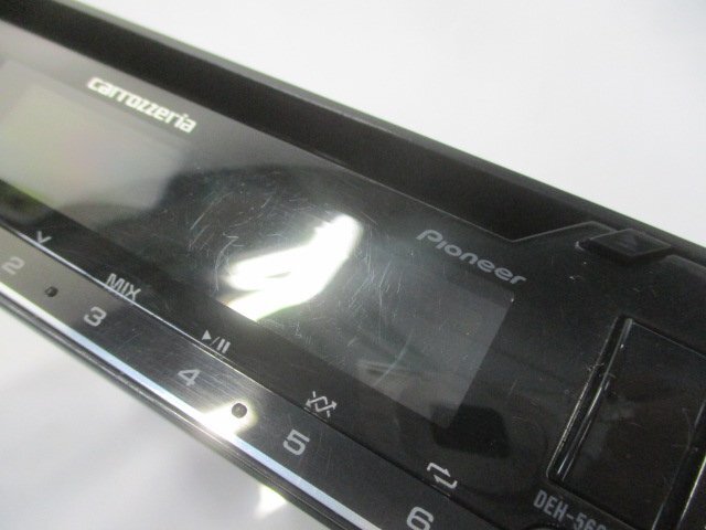 carrozzeria カロッツェリア 1DIN CDプレーヤー DEH-5600 CD USB AUX Bluetooth チューナー 動作確認済み 中古