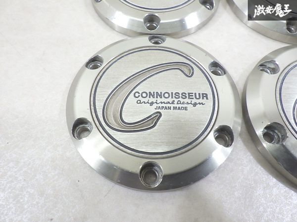 YOKOHAMA ヨコハマ コニサー CONNOISSEUR センターキャップ ホイールキャップ 直径 約67mm 4枚 即納 棚9-1-H_画像3
