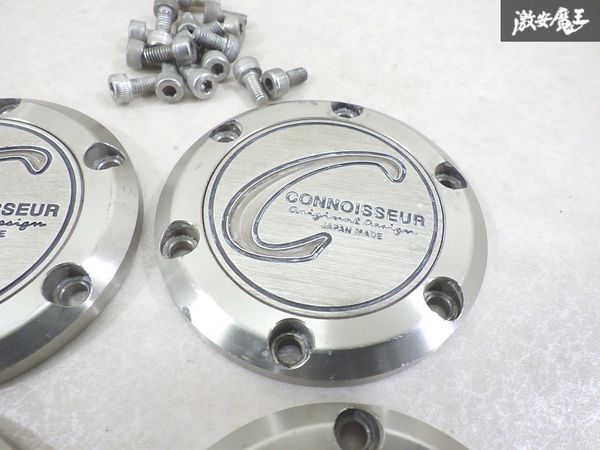 YOKOHAMA ヨコハマ コニサー CONNOISSEUR センターキャップ ホイールキャップ 直径 約67mm 4枚 即納 棚9-1-H_画像5