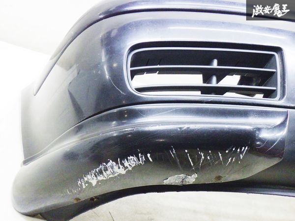 VW フォルクスワーゲン 純正 GOLF 4 ゴルフ 4 フロントバンパー 1J0807221A 黒メタ系 +社外？ アンダー スポイラー 付 棚2F-G-3_画像5