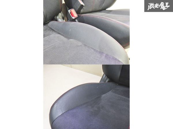 【実働外し】 SUBARU スバル 純正 GH8 インプレッサ フロント シート 左右 セット パワーシート レール付 GH3 GH2 GH6 GH7 棚2F-E-2_画像6