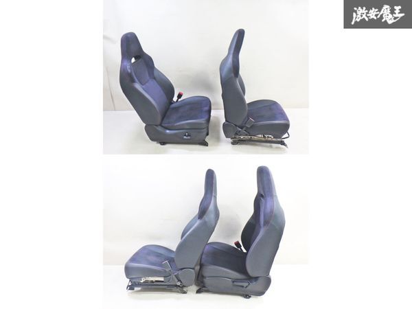 【実働外し】 SUBARU スバル 純正 GH8 インプレッサ フロント シート 左右 セット パワーシート レール付 GH3 GH2 GH6 GH7 棚2F-E-2_画像8