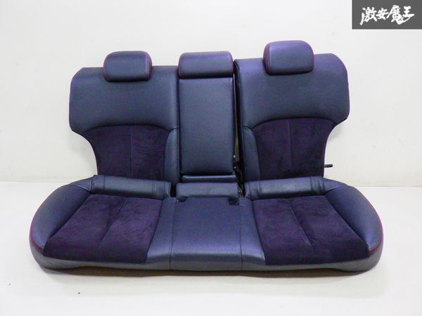 【希少 赤ステッチ】スバル純正 STI BR9 レガシィ 2.5GT tS リアシート ハーフレザー アルカンターラ セカンドシート 後部座席 即納_画像1