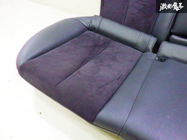 【希少 赤ステッチ】スバル純正 STI BR9 レガシィ 2.5GT tS リアシート ハーフレザー アルカンターラ セカンドシート 後部座席 即納_画像3