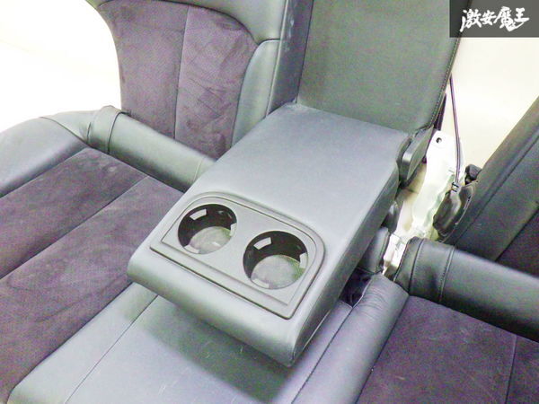 【希少 赤ステッチ】スバル純正 STI BR9 レガシィ 2.5GT tS リアシート ハーフレザー アルカンターラ セカンドシート 後部座席 即納_画像5