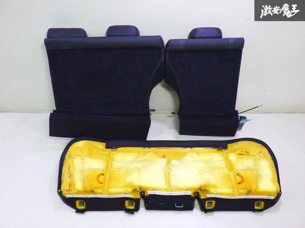 【希少 赤ステッチ】スバル純正 STI BR9 レガシィ 2.5GT tS リアシート ハーフレザー アルカンターラ セカンドシート 後部座席 即納_画像7