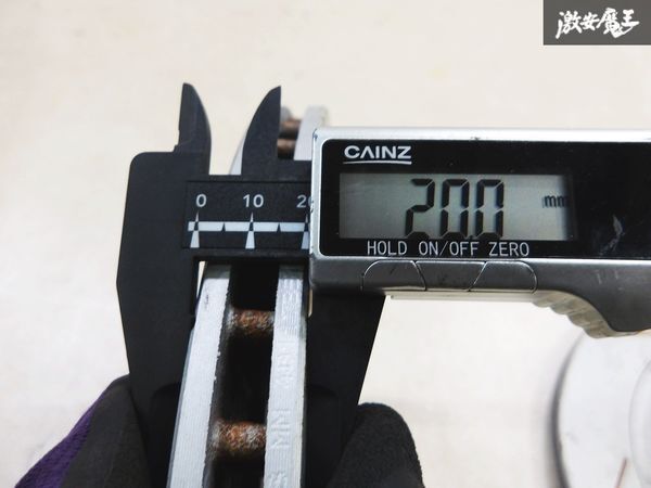 【DIXCEL ディクセル】塗装後 未使用保管 アウトレット品 FD3S RX-7 16インチ リア スリット ローター 2枚 3553002 イエロー 棚15-3_画像2