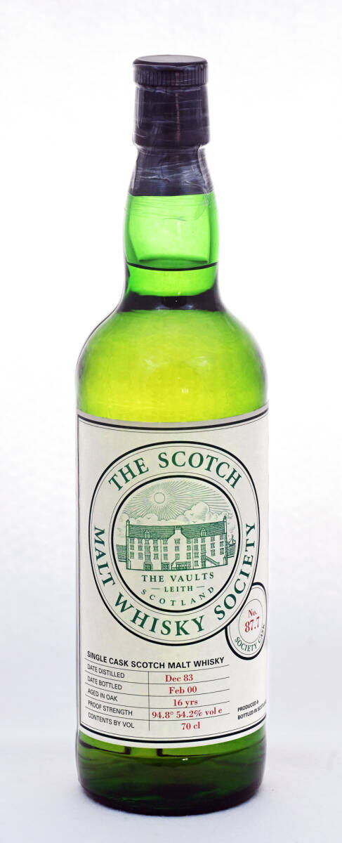 ※閉鎖系希少　ミルバーン16年?。樱停祝?7.7　スコッチモルトウイスキーソサエテ?！ILLBURN1983-2000　Scotch Malt Whisky Society
