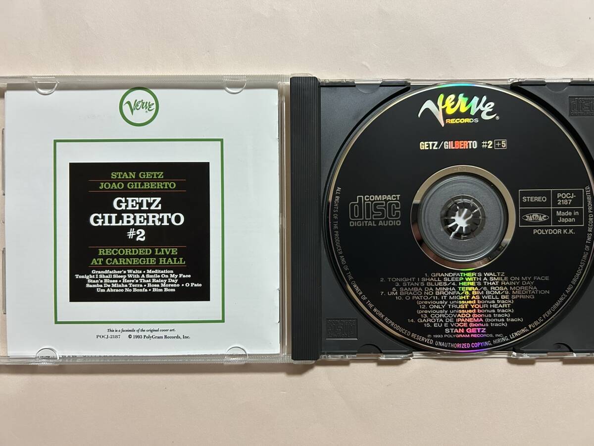 国内盤 ゲッツ=ジルベルト #2 +5 スタン・ゲッツ ジョアン・ジルベルト Stan Getz Joao Gilberto_画像2