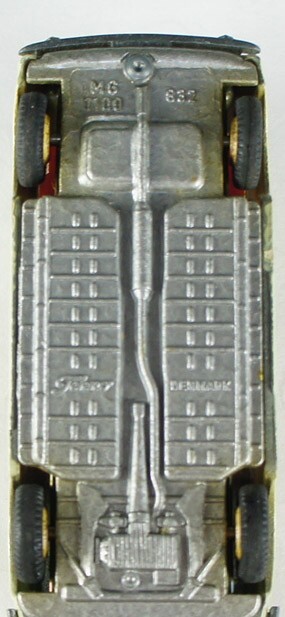 デンマーク制 1/43 1965 MG 1100 MK1 白 前期型 Tekno 832 送料無料