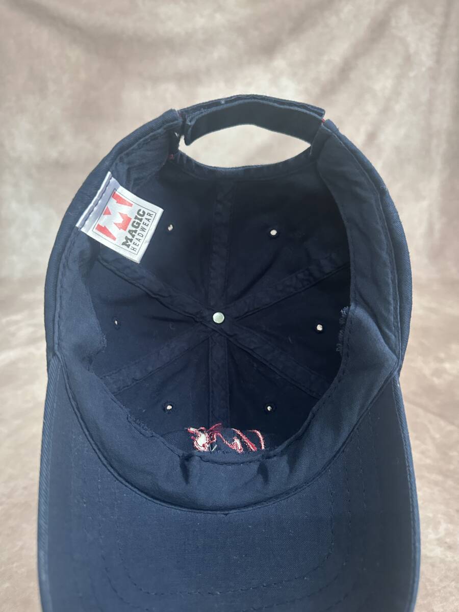 “Pari’s Las Vegas“刺繍キャップ シンプル マジックヘッドウェア ストラップバック ネイビー_画像6