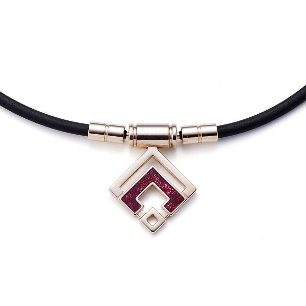 ★コラントッテ TAO ネックレス スリム ARAN mini シャンパンゴールド×ルビーレッドラメ M Colantotte [4523865134216] ★正規品★_画像4