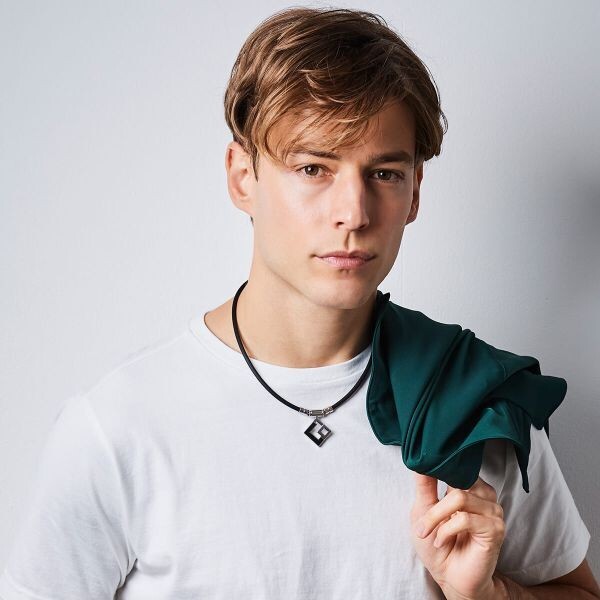 ★コラントッテ TAO ネックレスAURA シルバー×ブラック M Colantotte [4523865125177] ★正規品★_画像2