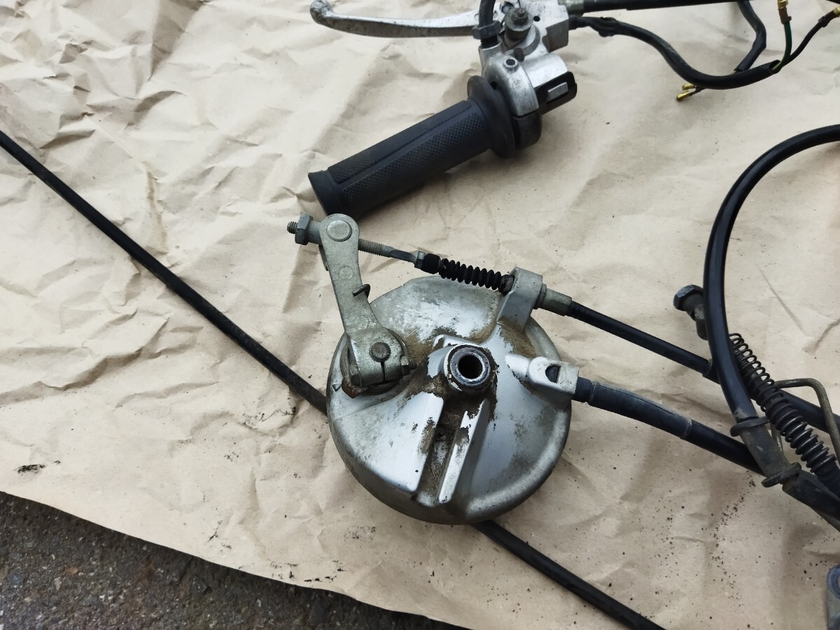 ホンダ スマートディオ DIO AF56 コンビブレーキ ドラムブレーキ メーターワイヤー ケーブル グリップ等_画像3