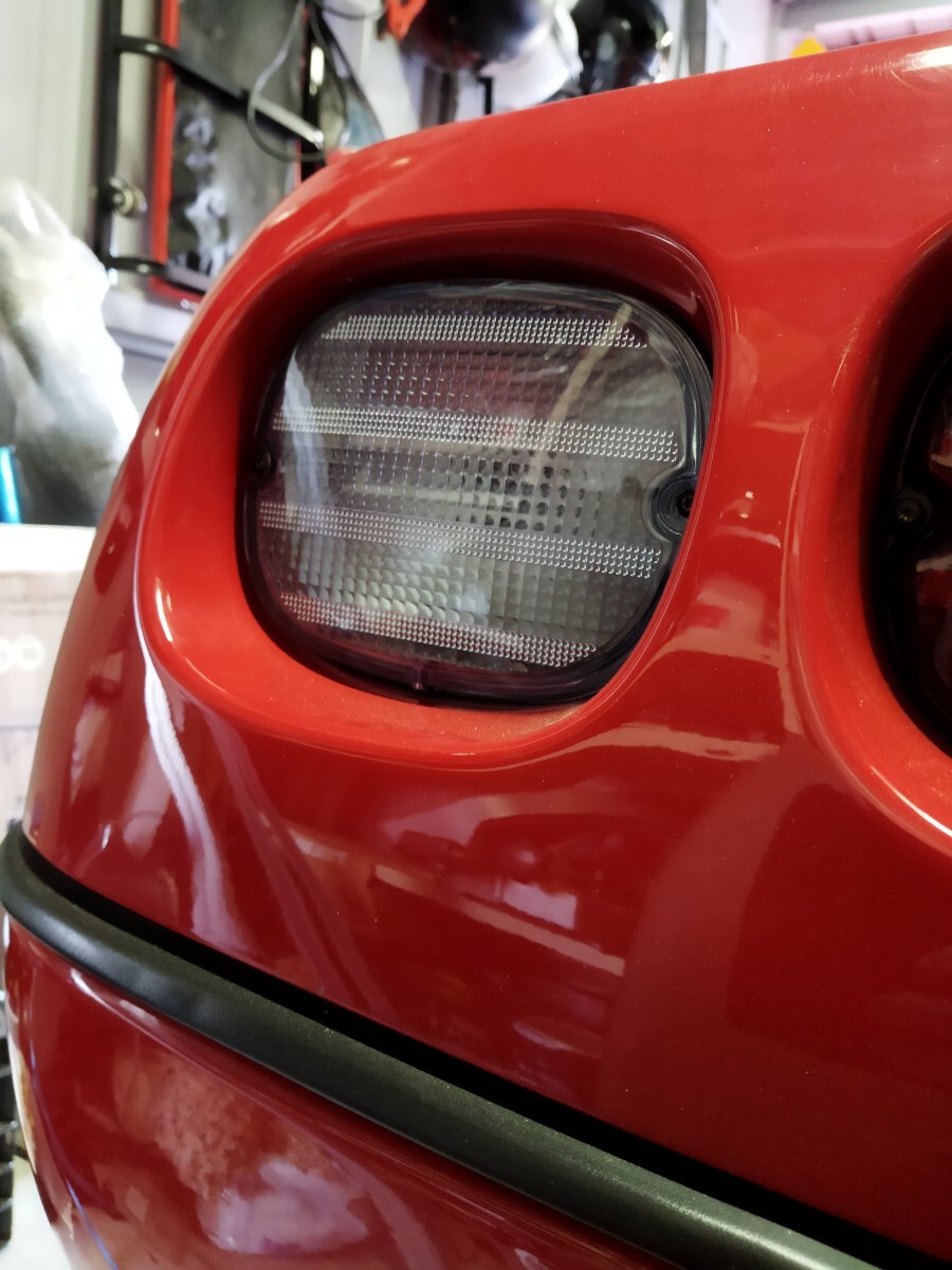 シボレー コルベット C4 クリアテールレンズ テールライト 2枚セット クリア CHEVROLET CORVETTE  _画像5