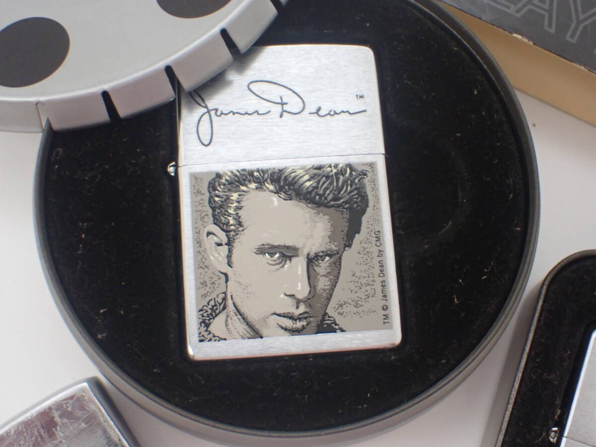 まとめ 1円～☆ZIPPO ジッポ PLAYBOY プレイボーイ ジェームス ディーン他 オイルライター 3点セット 喫煙具 喫煙グッズ/向912-1500