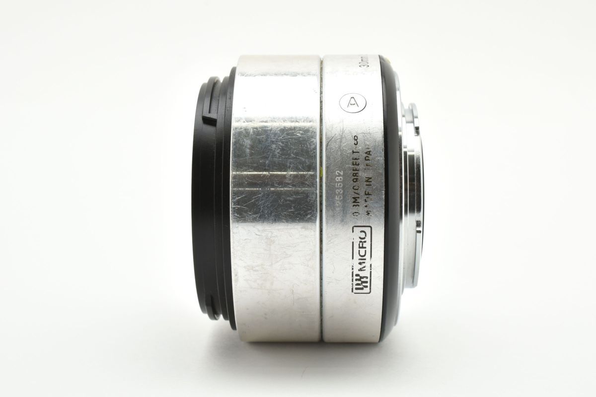 ★実用品★ シグマ SIGMA A 30mm F2.8 DN シルバー 【マイクロフォーサーズ用】★完動品★ #8P01A509153_画像6