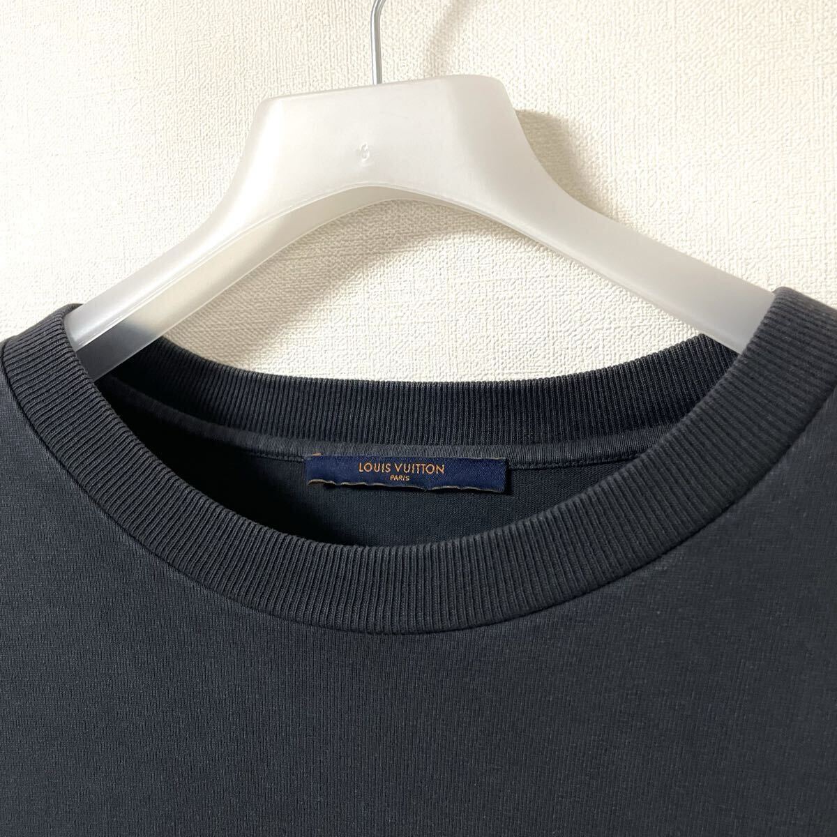 國內(nèi)正規(guī)品 21AW ルイヴィトン Tシャツ ステープルズエディション インサイドアウト ヴィンテージ加工 ロゴ タグ カットソー