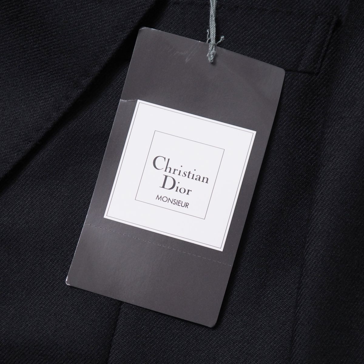 GS2364▽未使用 クリスチャンディオール/Christian Dior MONSIEUR*Vintage*メンズA6/CDロゴメタルボタン/テーラードジャケット/紺ブレザー