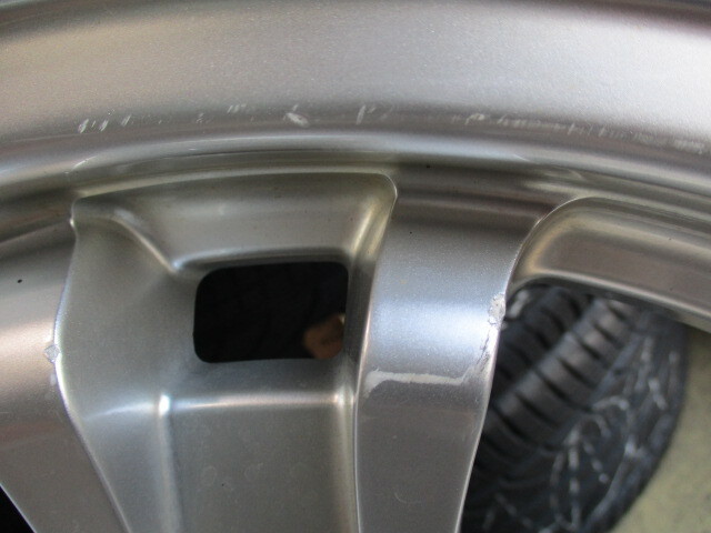 i-15271 265/65R17 BS ブリザック DM‐V3 2019年製 6分山 ウェッズ キーラーフォース 1セット_画像6