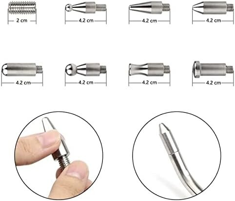 【送料無料】LibrAvaneu デントリペアツール 修理ツールキット 車凹み修理 補修ツール DIY修理工具 修復ヘッド 車の凹_画像3