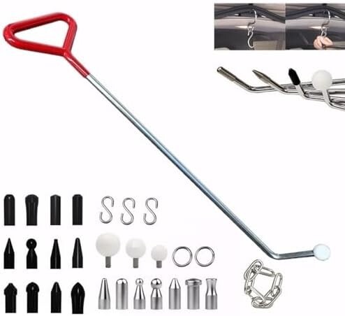 【送料無料】LibrAvaneu デントリペアツール 修理ツールキット 車凹み修理 補修ツール DIY修理工具 修復ヘッド 車の凹_画像1