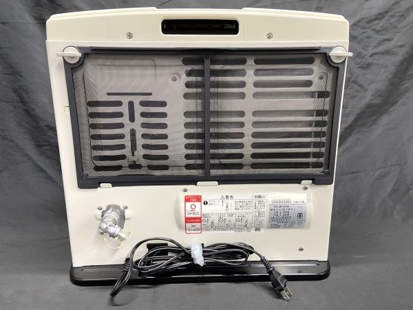 【R016】ほぼ未使用 東邦ガス リンナイ ガスファンヒーター RC-M2403E 都市ガス用 木造7畳 コンクリート9畳 2mホース付き 16年制 b