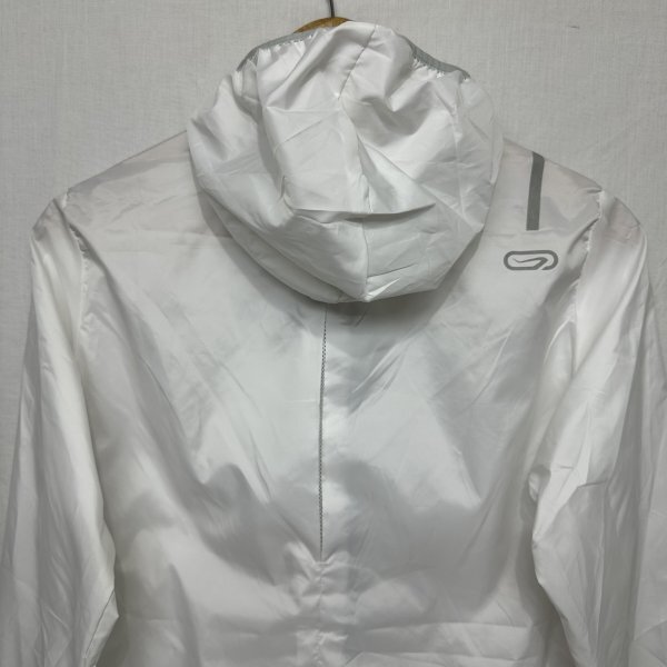 Kalenji カレンジ ロング スリーブ 長袖 フル ジップ アップ フーディー ジャケット XS 白 ホワイト ランニング ジョギング ウエア b22321_画像5