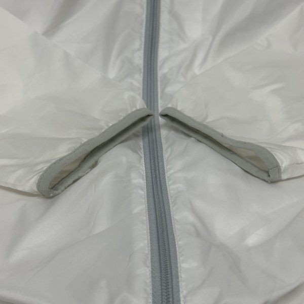 Kalenji カレンジ ロング スリーブ 長袖 フル ジップ アップ フーディー ジャケット XS 白 ホワイト ランニング ジョギング ウエア b22321_画像7