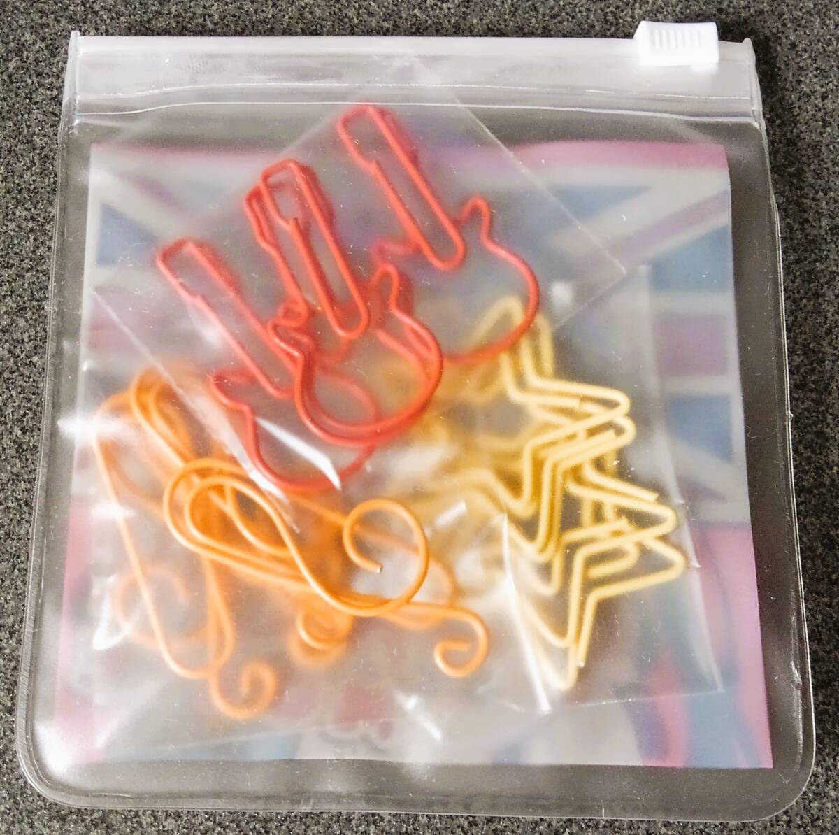 映画 けいおん！　ダイカットクリップ　平沢唯＆中野梓　文房具　中古品_画像2