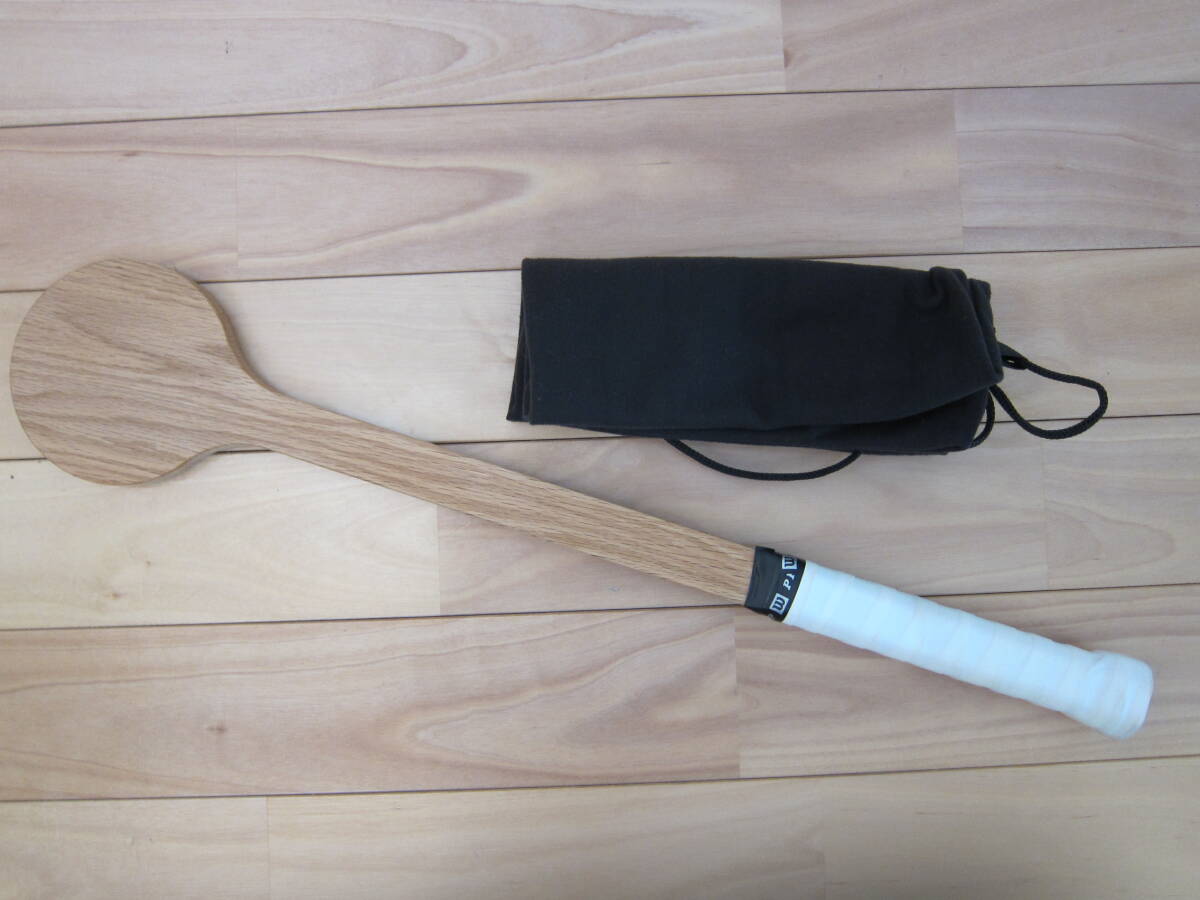 LIXADA テニスラケット ウケット　木制 トレーニングラケット 精度練習(xí)等☆ソフトケース付☆