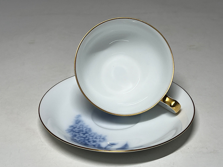 【瑞】大倉(cāng)陶?qǐng)@　ハイドランジア　カップ＆ソーサー