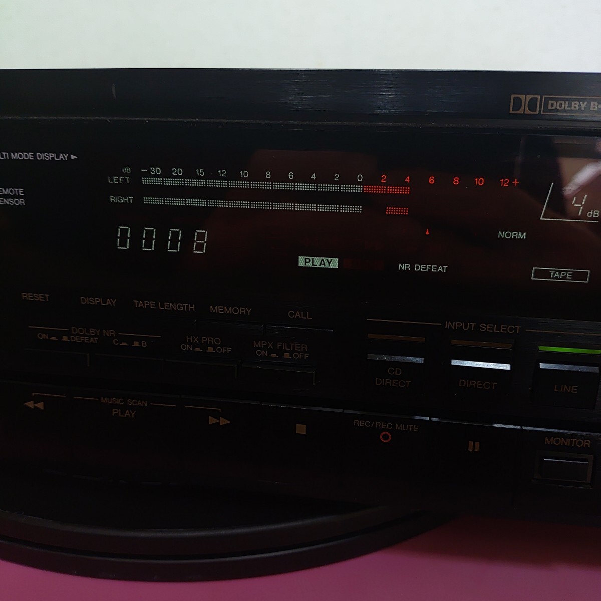 Victor ビクター カセットデッキ TD-V631 動(dòng)作品 取説付き