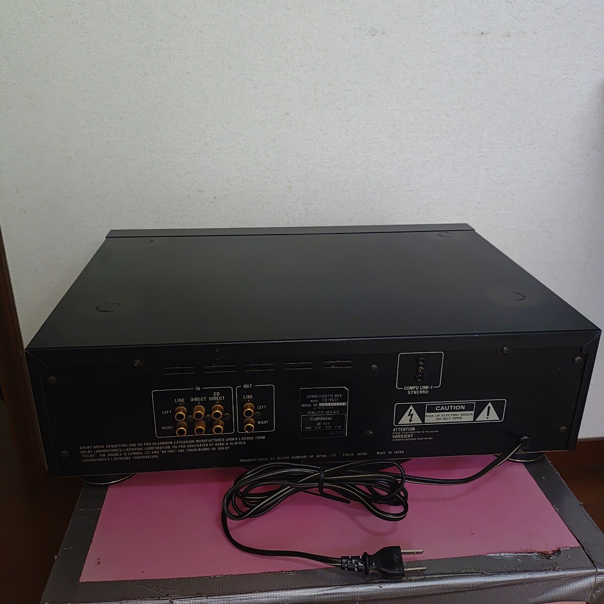 Victor ビクター カセットデッキ TD-V631 動(dòng)作品 取説付き