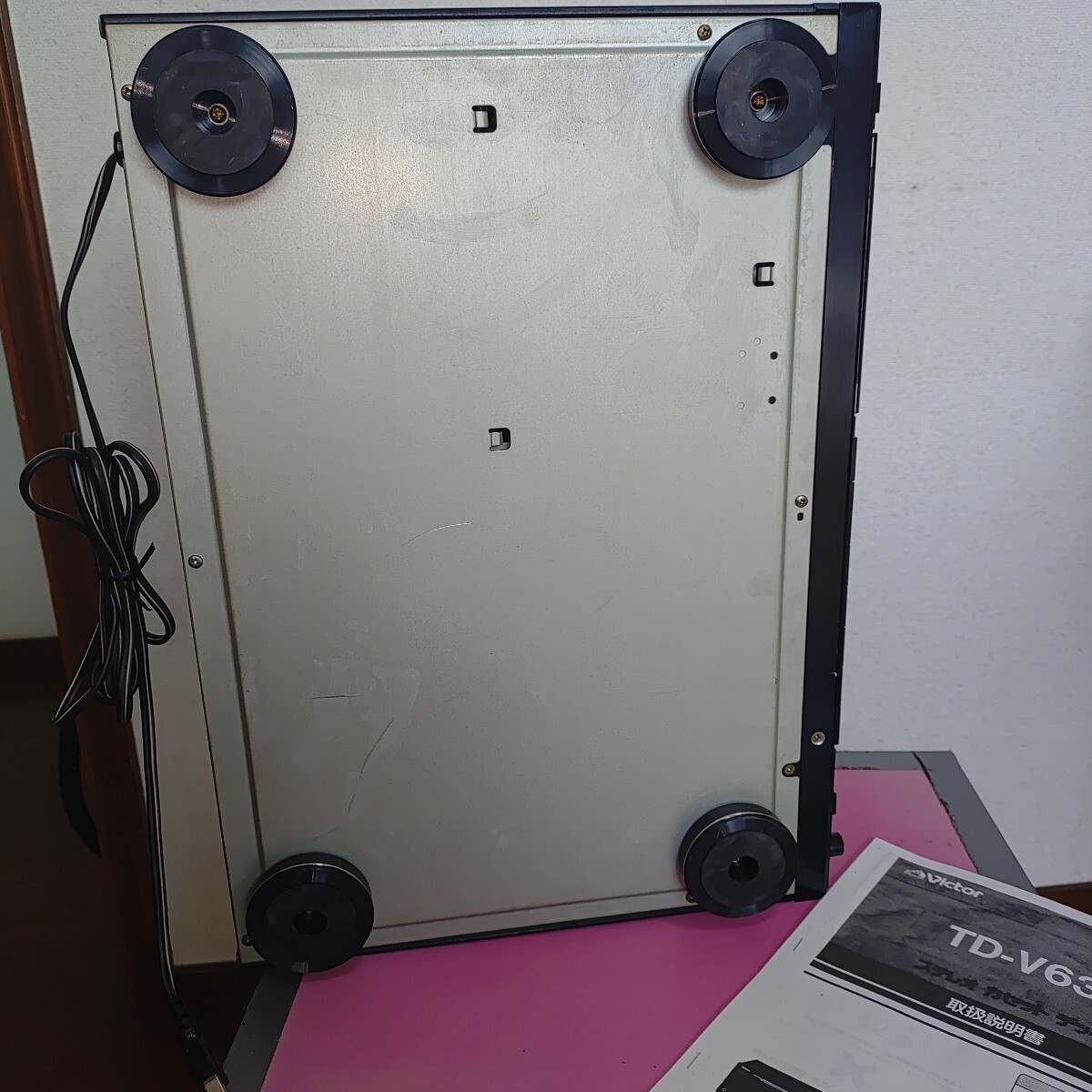 Victor ビクター カセットデッキ TD-V631 動(dòng)作品 取説付き